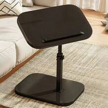 1pc Portable Adjustable Side Table/Laptop Table, 360° Rotation, Suitable For Home Office, Study, Sofa And Bedside Use, Stylish Design Workstation, Remote Worker, Mother'S Day, Christmas Gift - màu đen - Xem 5