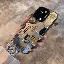 Funda de teléfono de acrílico láser compatible con para iphone17,17 Pro - Negro - Ver 4