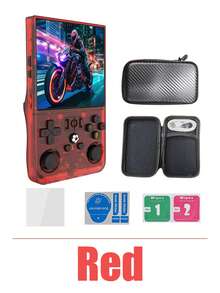 1 Máy chơi game cầm tay mới có màn hình HD 4.0 inch, tích hợp 18000 trò chơi cổ điển hoài cổ, 26 GBA/FC, trình giả lập Arcade cổ điển, cần điều khiển kép, máy chơi game cầm tay PSP mã nguồn mở hỗ trợ chế độ chơi hai người, món quà hoàn hảo cho kỳ nghỉ lễ. - Nhiều màu - Xem 14