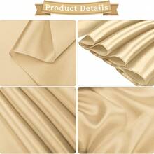 8/12/16 Stücke Champagner Satinschärpe Schleife, geeignet für Hochzeit, Party, Babyparty, Geburtstag, Weihnachtsdekoration