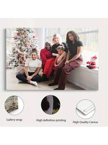 【个性化帆布画】1幅定制照片帆布画(含框)| 家庭合影、婚礼、旅行主题墙画 - 帆布包裹,易于悬挂 - 适用于客厅、卧室、办公室装饰 - 无需用电 - 完美的家居装饰礼物,营造温馨氛围,经久耐用,是送给新婚夫妇的理想之选,也是客厅家居装饰的完美点缀 - 彩色 - 查看 10