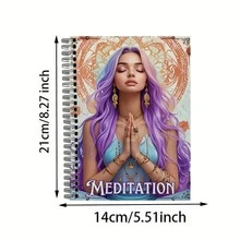 Adult Meditation Guide: Breathing Techniques, Yoga Poses, Affirmations, Journaling Prompts And Mantras - Mindfulness And Spiritual Growth Journal With Mandala Art And Relaxation Exercises, Mindfulness Journal, Inspirational Journal | Mandala Art Journal | Relaxation Journal - Adult Guided Meditation Program - View 9