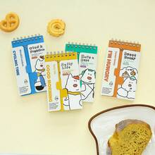 A7 Welpen Lässig Glatte Spiralblock, Schüler tragbare Klassenzimmer Taschenheft, Dessert Kaffee Memo Buch, Kinder Tagebuch, Journal und Partybevorzugungen