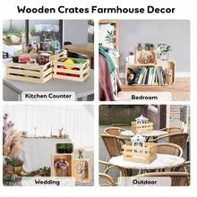 Halloween Christmas Wooden Decoration Boxes, Small Wooden Storage Boxes For Holiday Gifts And Decorations, Desk Organizer For Home Office, Cute Storage Basket For Makeup Jewelry, Holiday Home Kitchen Decoration, Perfect Gift For Friends, Family, Christmas Gift Exchange.