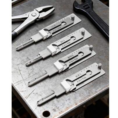 1 件二合一紧急开启工具 SS001PRO SS002PRO KW1 KW5 SC1 SC4，民用撬锁工具套装，便携式，高精度撬锁工具