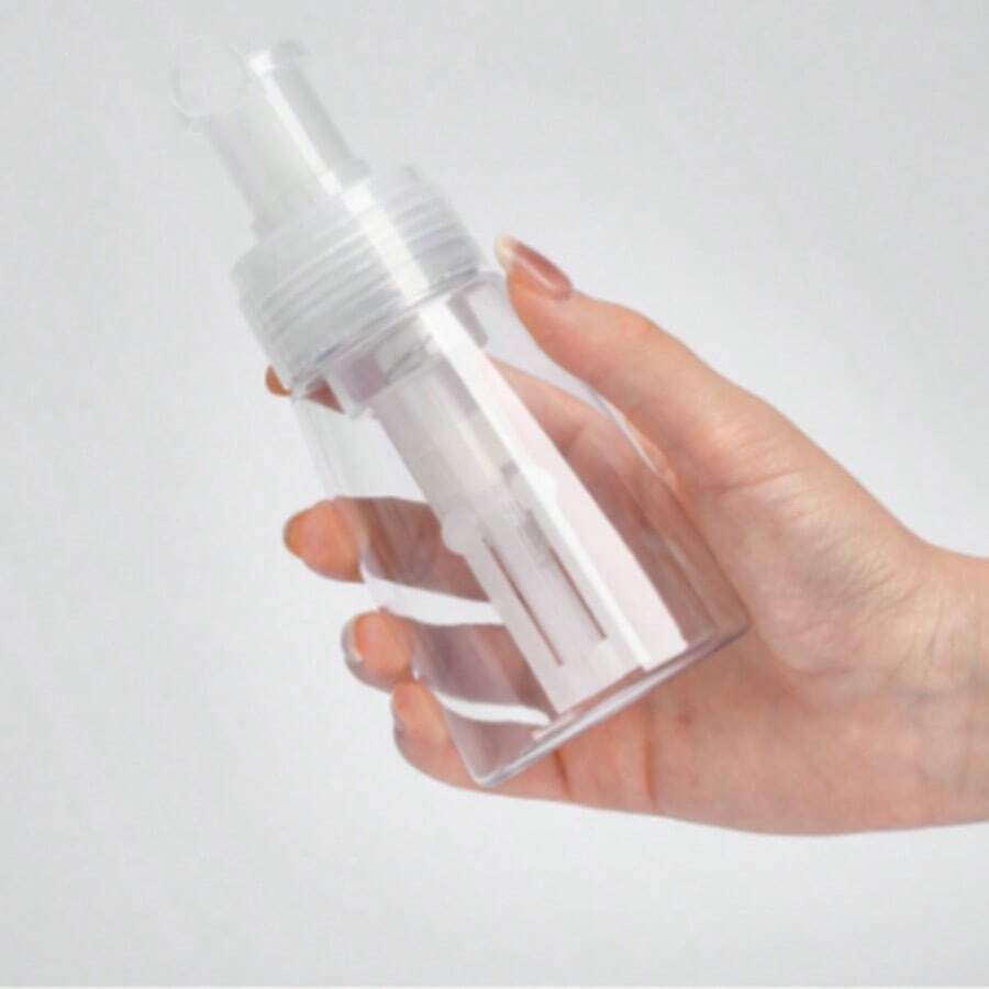 Travel-Friendly Press-Type Powder Dispenser Bottle Designed With A Wide Opening For Easy Refilling, This Versatile Bottle Is Perfectly Compatible With Talcum Powder, Baby Powder, And Other Powdered Products. It Enables Mess-Free And Effortless Transfer, Eliminating The Hassle Of Spills During Refilling.