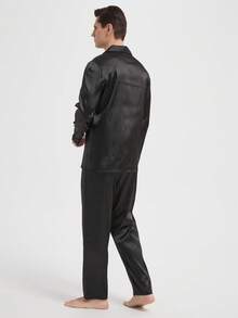 بدلة بيجاما كاجوال جديدة للرجال، ملابس خريف وشتاء