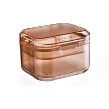 1 件牙齿保持器盒、假牙清洁盒、便携式多层隐形牙套储存容器 - 彩色 - 查看 7