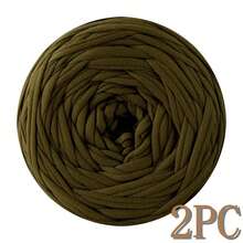 1/2pcs T-Shirt Yarn, Large 300g ± 20g T-Shirt Yarn Roll - 2cm Wide, Woven Fabric Knitted Yarn, Soft & Versatile For DIY Crafts, Used For Crocheting And Knitting Bags, Cushions, Dolls, Blankets, Slippers, Handicraft Crochet Projects, Available In Multiple Colors, Multicolor Yarn | Polyester Yarn | Acrylic Yarn | Crochet Yarn | Crafting Yarn | Vibrant Yarn Balls | Versatile Crafting Material, Knitting Accessories And Supplies