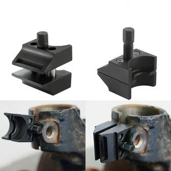 1pc Car Suspension Separator Tool - Shock Absorber Angle Bell Pry Bar, Lower Control Arm Ball Joint Remover, Adjustable Screw Design, Auto Repair Maintenance Kit, Functional Metal Tool!