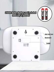 [Bestseller]1PC 10kg Easy-To-Clean ABS Material Small Pet Scale, Precise To 1g, LED Screen Digital Display Electronic Scale, Separate Design, Small In Size, Convenient For Storage, Supports Multiple Units Of G, Ml, Oz, Lb:Oz For Quick Switching, One-Click Weight Removal, Suitable For Weighing Various Items And Small Animals (Battery Not Included) - White - View 8