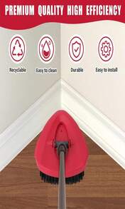 2 Pack Scrub Brush Replacement Head For O Cedar EasyWrin Spin Mop 1 Tank System, Spin Mop Replace Head Base, Shower Floor Scrubber, Hard Bristle Cleaning Brush For Bathroom Kitchen Wall Tile - ColorA - 查看 8