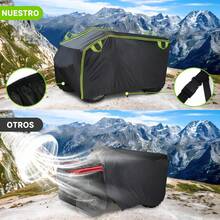 Funda Impermeable para ATV Pequeño, 420D Protección el Agua el Viento los Rayos, y vehículos eléctricos para niños pequeños 256 * 110 * 120CM - 1 - Ver 2