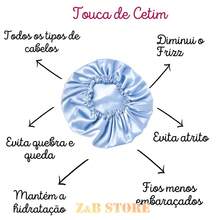 Touca de Cetim  Antifrizz Cor Pink – Kit com 06 Unidades Para Cabelos Cacheados, Crespos ou Alisados – REVENDA - ATACADO - Pink - Visão 6