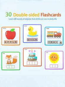 Alphabet Number Matching Blocks Early Education Cognitive Development Toy For Toddlers Thinking Training Parent Child Interaction Christmas Birthday Gift Ideas Learning Activities - Multicolor - View 8