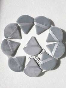 50/30/20/10 丝绒三角粉扑套装，粉扑套装，气垫粉扑，可重复使用，化妆小工具，干湿两用散粉扑，丝绒粉底混合海绵，适用于粉底霜、气垫粉底和面部彩妆，适合所有肤质。化妆品，价格实惠，房间装饰，梳妆台，旅行，卧室，化妆配件，粉扑，美妆蛋，粉扑，化妆海绵，价格实惠，情人节礼物 - 彩色 - 查看 8