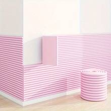 1pc Set Cycleader Soft Edge Wall Paper, 3D Texture, Removable, Waterproof, Easy To Clean, For Corner, Desk, Wall Protection