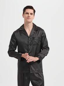 بدلة بيجاما كاجوال جديدة للرجال، ملابس خريف وشتاء