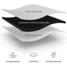 Blumtal Set Of 2 Blackout Curtains, Opaque, Elegant Curtains With Eyelets For Bedroom - 夏日綠 - 查看 7