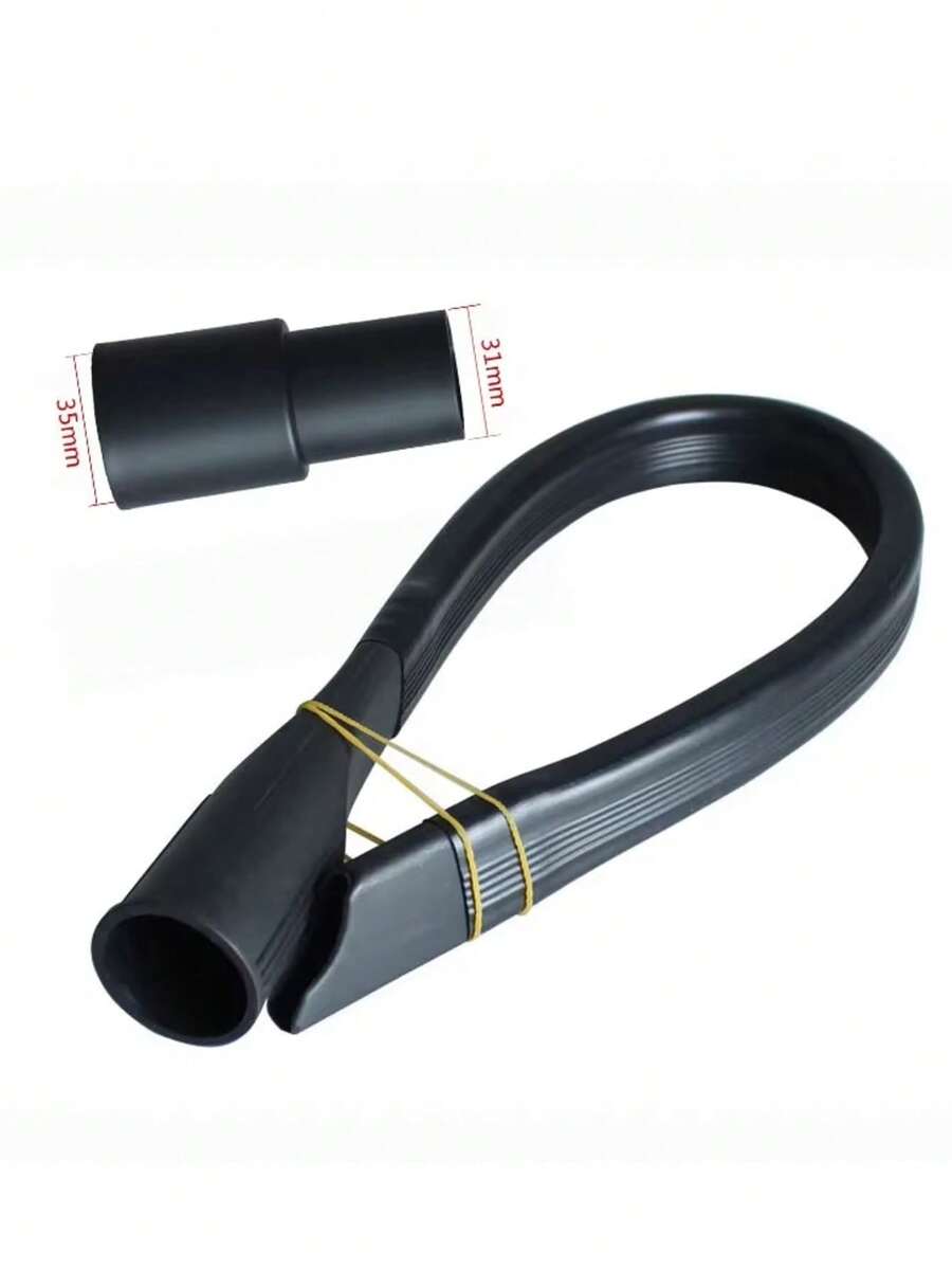 35mm To 32mm Flexible Crevice Nozzle Vacuum Cleaner Hose Adapter, Home Cleaning Tool Replacement Part - Black - View 1