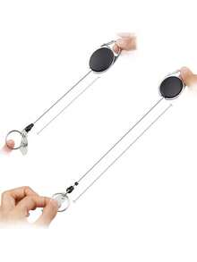 硬质PC塑料透明证件卡套 - 防水耐磨，带伸缩夹 | 适用于医疗卡、社保卡及各种身份证件 | 适合日常使用、办公及户外活动 | 适用于工人、护士、医生、维修人员、医院/办公室工作人员、保安、教师、学生、清洁工、工厂工人、员工、司机及户外爱好者 - 彩色 - 查看 7