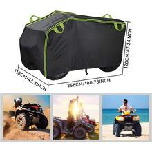 Funda Impermeable para ATV Pequeño, 420D Protección el Agua el Viento los Rayos, y vehículos eléctricos para niños pequeños 256 * 110 * 120CM - 1 - Ver 3