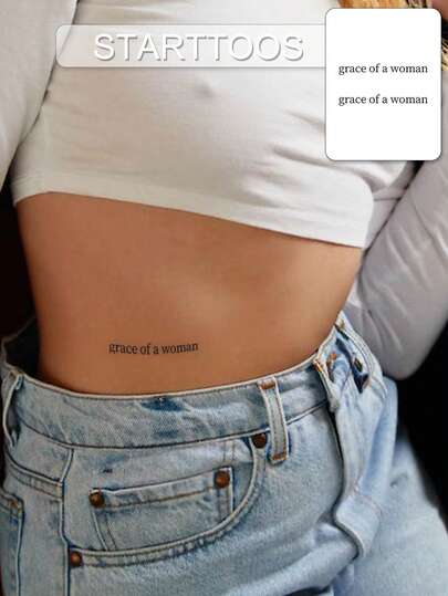 STARTTOOS Temporary Finger Tattoos, Minimalist Delicate Y2K Mini Character Designs, Valentine's Day, Carnival, Music Festival, DIY Party Holiday Gifts, 1-2 Weeks Waterproof Smudge-Proof Natural Plant-Based Temporary Tattoo Stickers For Fingers, Ears, Shoulders, Neck, Collarbone