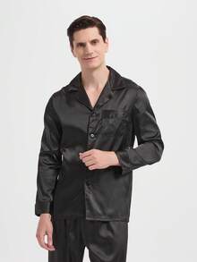 بدلة بيجاما كاجوال جديدة للرجال، ملابس خريف وشتاء