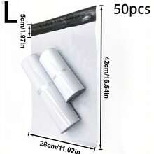 10pcs White Express Bags, Mailing Pouches - Suitable For Clothing, Personal Item Storage, Logistics, Mailing, Portable Packaging Bags, Multi-Purpose Bags, Holiday Gift Bags