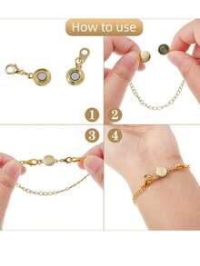 Magnetic Necklace Clasps And Closures - Round Bracelet Extender Clasps For Jewelry Making