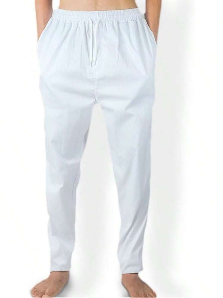 EPSCY Pajama Pants For Men - Relax In Style Lounge Pant – Breathable Sleep Pant With Drawstring And Pocketshalloween - White - View 4