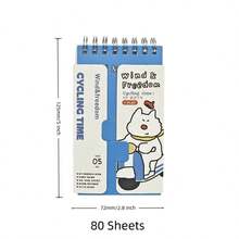 A7 Welpen Lässig Glatte Spiralblock, Schüler tragbare Klassenzimmer Taschenheft, Dessert Kaffee Memo Buch, Kinder Tagebuch, Journal und Partybevorzugungen