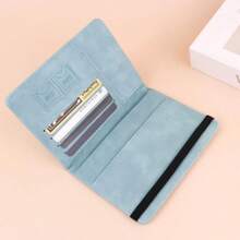 1 Piece Of PU Leather Passport Bag, An RFID Multi - Card Slot And Multi - Function Passport Document Cover. There Are 3 Colors Of Blue, Pink And Black To Choose From. It Symbolizes The Convenient And Orderly Travel, The And Reliable Document Management, And The Fashionable And Practical Design.