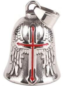 BAFOVY Campana de Ciclismo de Buena Suerte de Acero Inoxidable para Motocicletas, Bicicletas, Camiones, Mano de Obra Exquisita, Fácil de Transportar - 1 - Ver 11