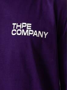 Oversized Company T-Shirt - Màu tím - Xem 4