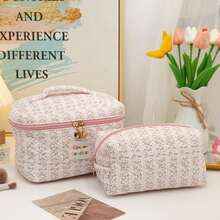 1pc, Large Capacity, Pencil Pouch, Pencil Case, Pen Handle Coin Pouch, Pen Simple Cosmetic Storage Bag Makeup Bag Office Stationery Organizer Pencil And Marker Box