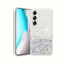 Fashion Starry Sky Glitter Phone Case For 56 A36 A26 A16 A15 A35 A55 A54 A34 A14 5G Cover - 紫色 - 查看 7