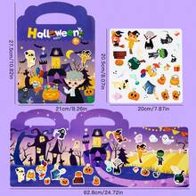 Reusable Waterproof Sticker Books For Kids, DIY Sticker Travel Toys Suitable For Boys And Girls, Can Be Stuck On Cups, Refrigerators, Glass Windows, Christmas Decorations, Halloween Designs, Shopping Stores, Body Recognition, Princess Dress Up, Farm Themed Stickers, Christmas, Birthday, Halloween Gifts For Children - Multicolor - View 14
