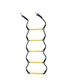 1 Stück Bootsleiter mit 5 Stufen, für Schlauchboot, Kajak, Motorboot, Kanu, Angelboot, extra lange tragbare Fünf-Reifen-Bootsleiter