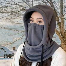 2 Pack Pasamontañas para Hombre y Mujer, Balaclava para el Sol, Protección UV y Transpirable, Pasamontanas para Moto, Ciclismo, Senderismo y Esquí - Gris y Gris - Ver 4