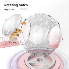 Large Hamster Exercise Wheel, Prevent Depression, Take Hamster For A Walk, Hamster Car Shaped Running Wheel Toy, Hamster Treadmill - Multicolor - View 4