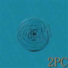 1/2pcs T-Shirt Yarn, Large 300g ± 20g T-Shirt Yarn Roll - 2cm Wide, Woven Fabric Knitted Yarn, Soft & Versatile For DIY Crafts, Used For Crocheting And Knitting Bags, Cushions, Dolls, Blankets, Slippers, Handicraft Crochet Projects, Available In Multiple Colors, Multicolor Yarn | Polyester Yarn | Acrylic Yarn | Crochet Yarn | Crafting Yarn | Vibrant Yarn Balls | Versatile Crafting Material, Knitting Accessories And Supplies