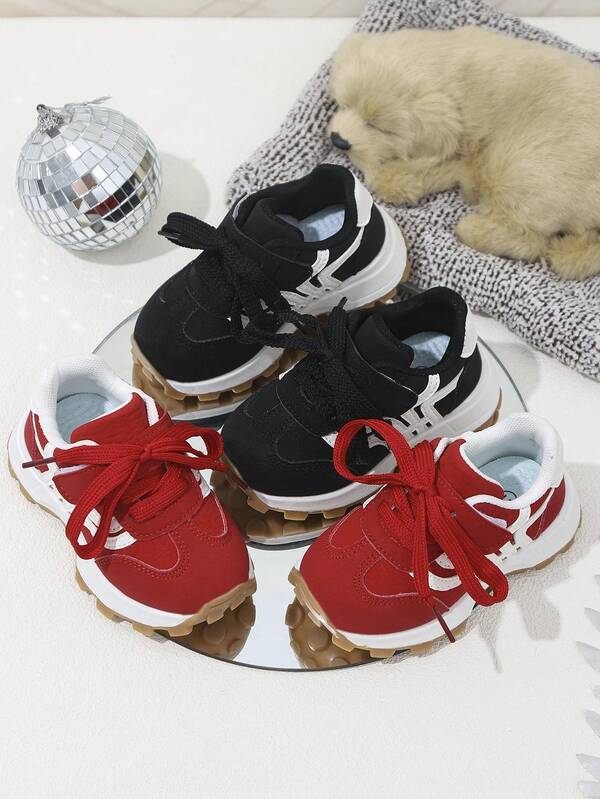 A Pair Of Retro Little Waist Sports Shoes For Both Boy And Girl, Popular In Spring And Autumn 2025 For Baby Girls, Shoes, Fashionable And Casual Shoes For Boys, Suitable For All Seasons