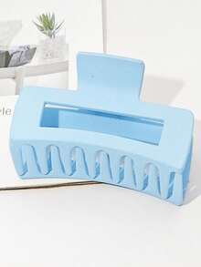 1 Stück/2 Stück/3 Stück Minimalistische hochwertige elegante quadratische Kunststoff Haarklammern für Damen, vielseitig für den täglichen Gebrauch und die Verwendung unter der Dusche, Winterhaaraccessoires, modische Haarspangen