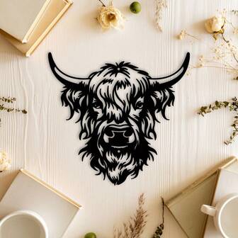 1pc Ox Head Shaped Silver-Gray Metal Die Cutting Mold, Suitable For Scrapbooking Decoration, DIY Scrapbooking Paper Art, Embossing Craft, Handmade Crafts, Card Making, Greeting Card Making