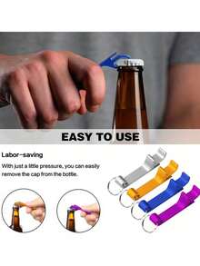 Portable Multifunctional Metal Bottle Opener, Can Be DIY As Keychain, Suitable For Outdoor Camping, Restaurants, Cafes, Festivals, Birthdays, Parties, Weddings, And Ideal Small Gift