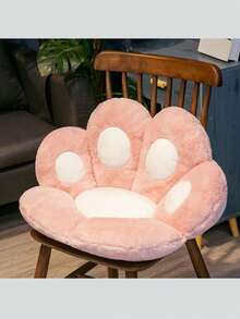 1PC Cartoon Bear Paw Half Wrap Around Cushion, Office Seat Cushion, Cat Paw Cushion, Home Decor, Christmas Decor Holiday Cushions Cushions For The Home
