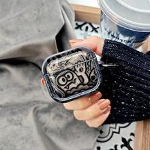 1 pieza Funda de auriculares Pro 3 con diseño de diablillo de graffiti de dibujos animados originales, Funda protectora Pro 2/3 - Multicolor - Ver 3