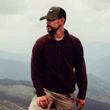 GAON Gorra para Hombre y Mujer Gorra Tipo Beisbolista Ajustable para Senderismo con Visera Curva Deportes al Aire Libre Caminata Transpirable - Verde + Poliéster - Ver 3