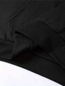 Sudadera con capucha para hombres de Halloween, deportes al aire libre de primavera y otoño, sudadera con capucha de moda, casual, cómoda y versátil para hombres - Negro - Ver 2